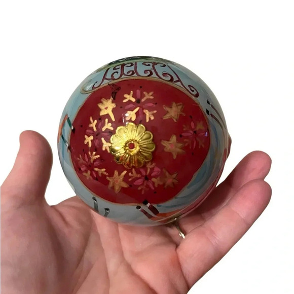 Li Bien Ornament 2011 Santa Sleigh Reindeer Christmas Mint Cond - Picture 4 of 5